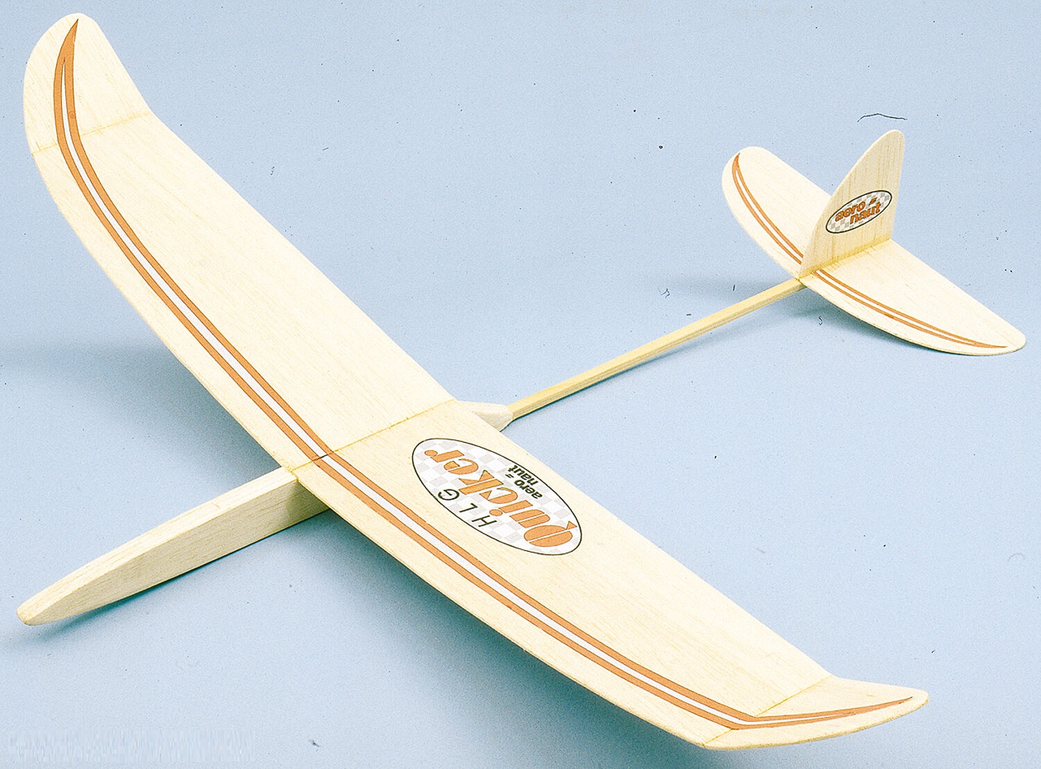Maquette d'avion planeur en bois balsabords jet glider
