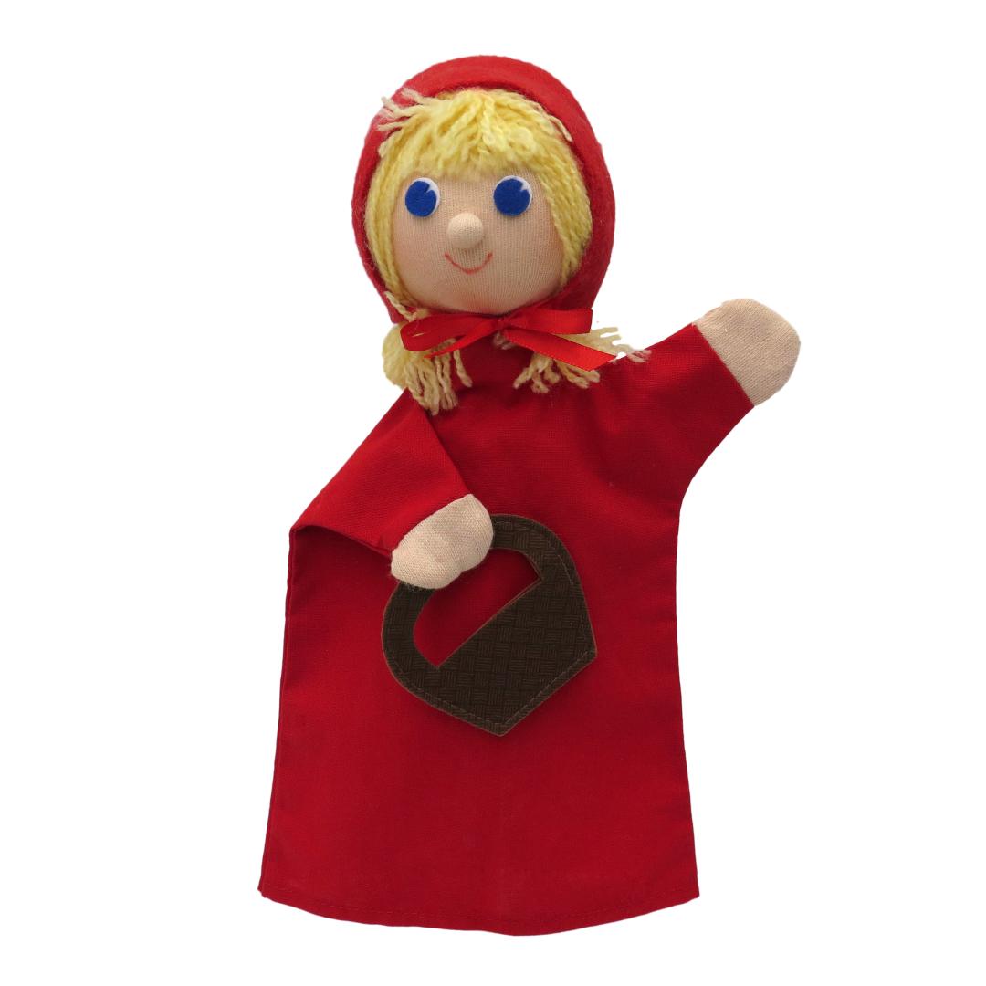 Marionnette à main Chaperon rouge - Théâtre de marionnettes enfant