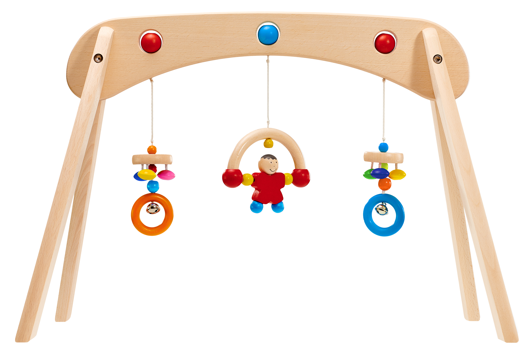 Portique d'éveil Musina - Selecta 61063 - Portique d'activités en bois pour  bébé