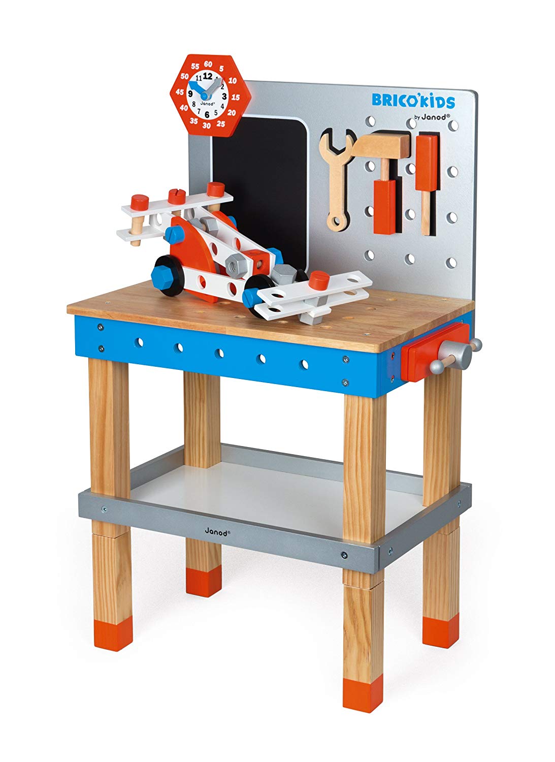 Etabli en bois enfant - Jouet de bricolage avec accessoires - Janod