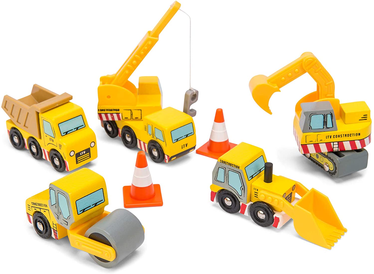 Set véhicules de chantier Tender Leaf Toys