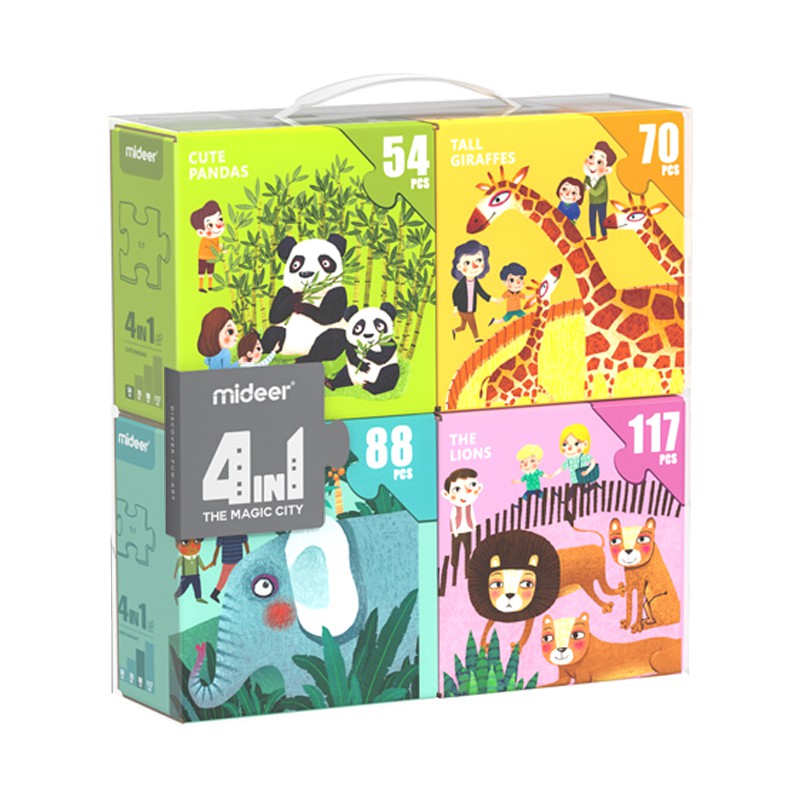 Ensemble de mini-puzzles – animaux