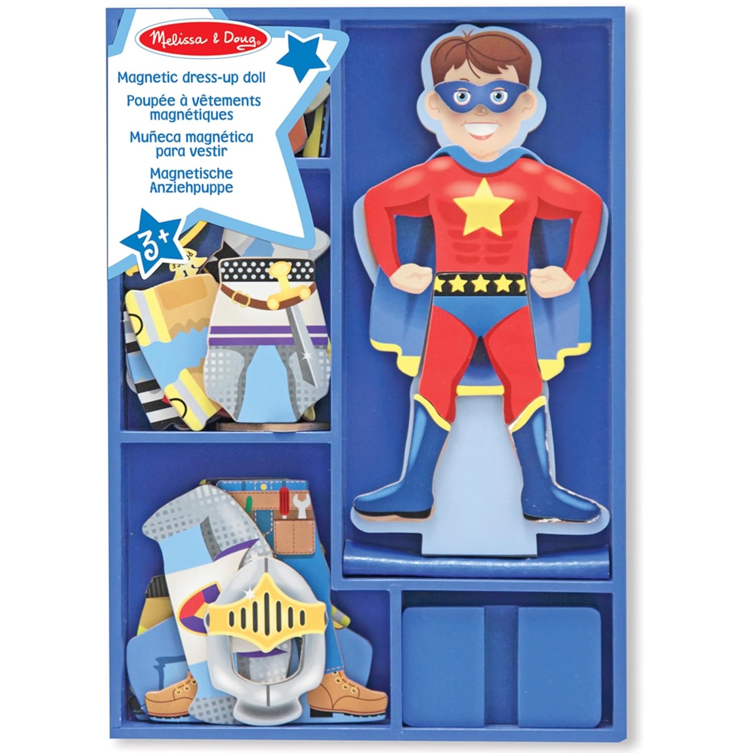 Billy et ses costumes magnetique a personnaliser un jouet creatif Melissa and Doug