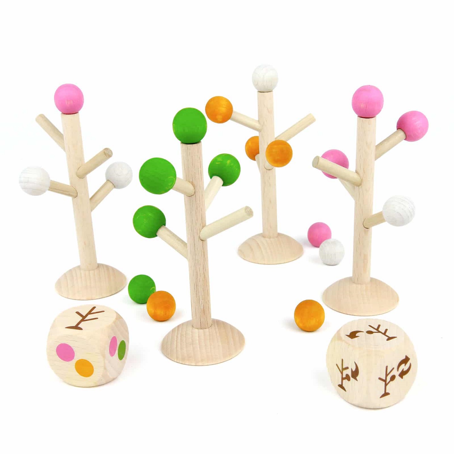 Jouet en bois Green mini bowling - Jouet enfants - Milaniwood