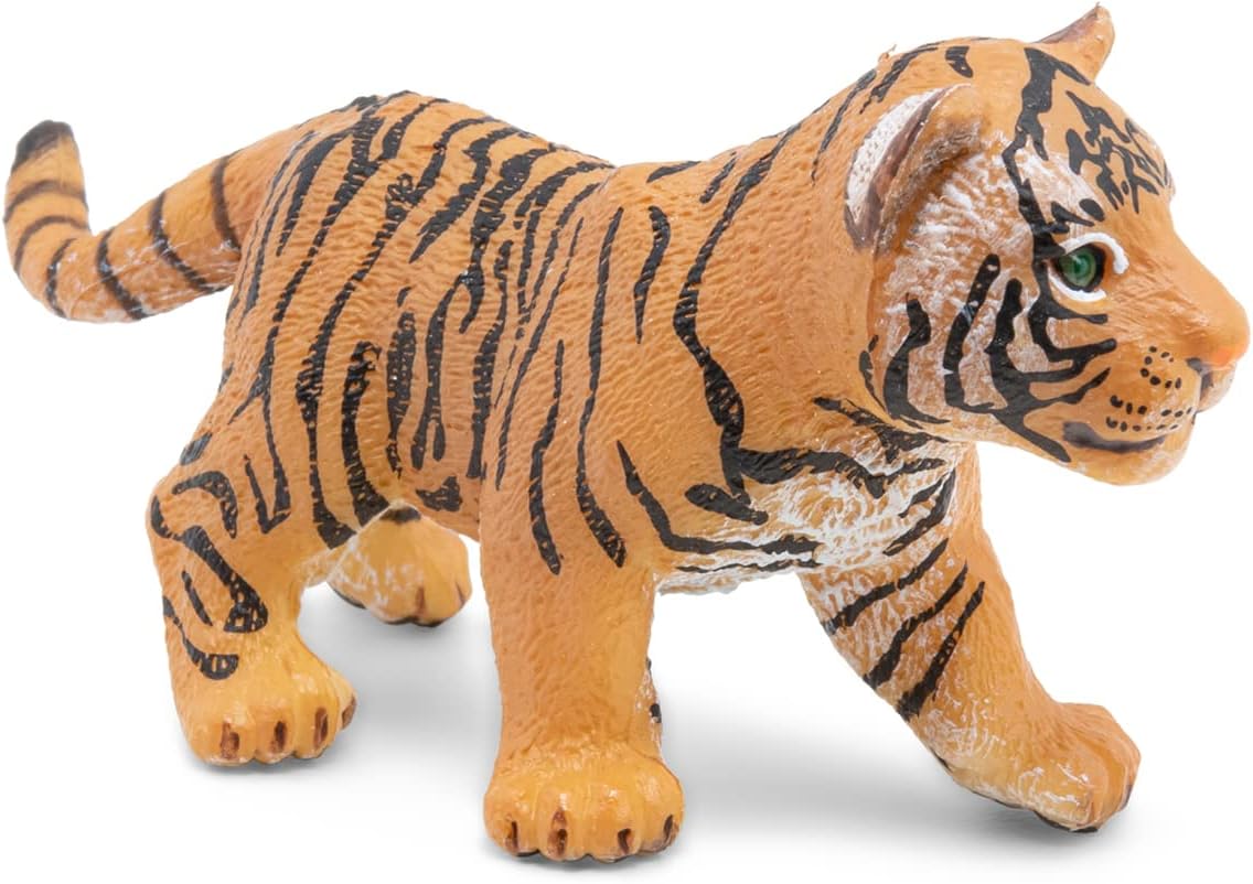 Figurine bébé tigre marchant - animaux sauvages Collecta 88413
