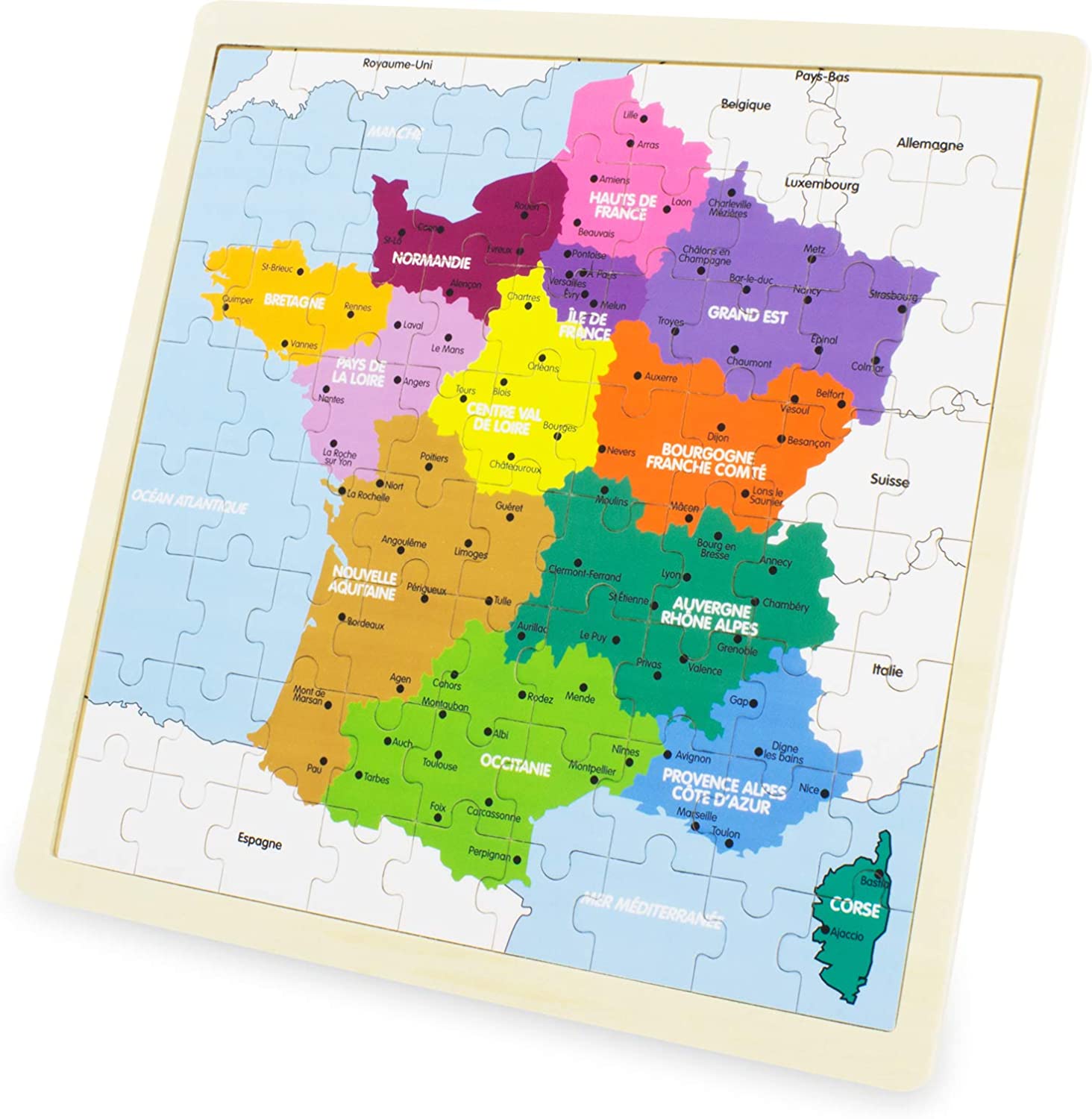 200 Pièces Puzzle Carte Monde Enfants Adultes Puzzle Carte - Temu France