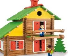jeu de construction maison en bois