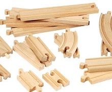 rail en bois jouet