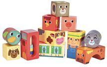 Cubes en Bois Jouet d'Éveil pour Bébé - Petit Collage - Prairymood