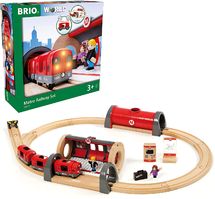 BRIO World – 36023 – Circuit Activités Cargo – Circuit de Train en Bois –  29 pièces avec Passage à Niveau et Grue pivotante – Enfants – Jouet Mixte à  partir de 3 Ans : : Jeux et Jouets