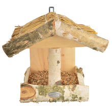 Ashman Mangeoire pour oiseaux de qualité supérieure avec plateau à graines,  kit de bain d'oiseaux et 2 mangeoires, 233 cm de haut, crochet supérieur à