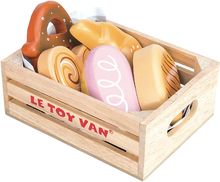 Caddie en osier et tissu naturel pour enfant - Egmont Toys 700051 - Chariot  de courses enfant