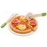 Pizza salami en bois à couper NCT10586 New Classic Toys 2