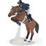 Figurine Cheval de saut d'obstacle et son cavalier PA-51562 Papo 1