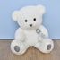 Peluche Ours Charms blanc 24 cm HO2805 Histoire d'Ours 4