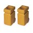 Lot de deux poubelles jaunes FA-2082 Fagus 1