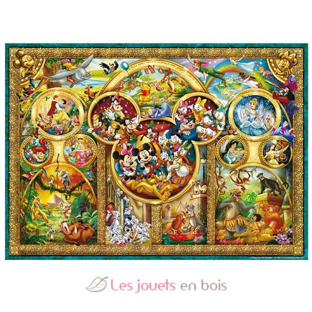 Puzzle Plus beaux thèmes Disney 1000 pièces RAV-004691 Ravensburger 1