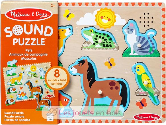 Puzzle sonore animaux de compagnie MD00730 Melissa & Doug 6