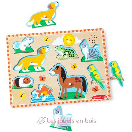 Puzzle sonore animaux de compagnie MD00730 Melissa & Doug 2