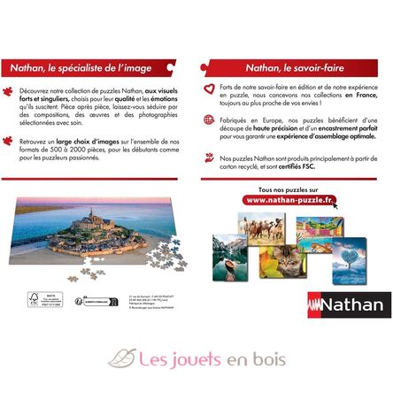 Puzzle Bienvenue en Alsace 1000 pcs NA009023 Nathan 3