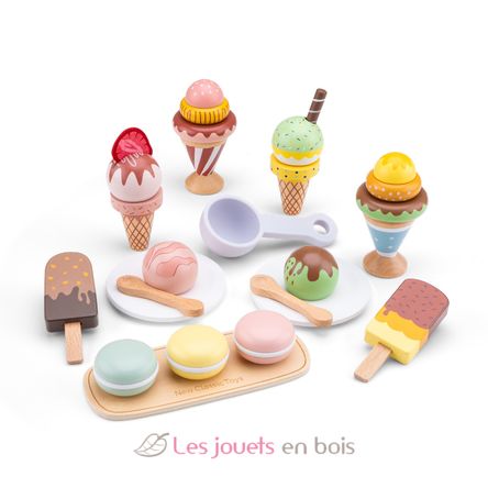 Ensemble de glaces en bois 25 pcs NCT10635 New Classic Toys 2