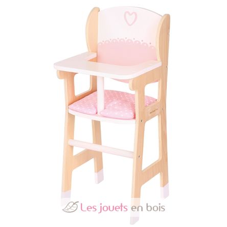 Chaise de poupée, meuble miniature, design bois et osier, meuble