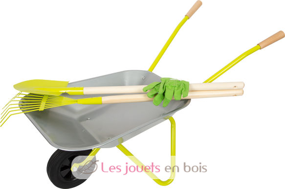 Kids In The Garden - Brouette verte en métal enfant - Atelier de Bricolage  - Achat & prix
