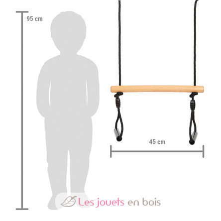 Balançoire trapèze avec anneaux de gymnastique LE12409 Small foot company 6