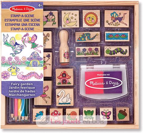 Tampons Jardin féerique M&D12424-3918 Melissa & Doug 1