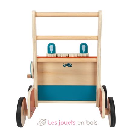 Chariot de marche en bois Pompiers LE12540 Small foot company 4