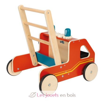 Chariot de marche en bois Pompiers LE12540 Small foot company 5