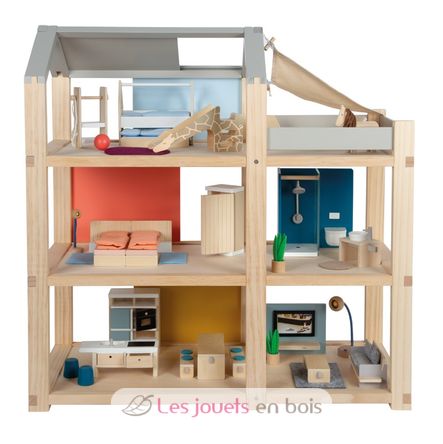 Maison de poupées Nature avec meubles LE12541 Small foot company 2