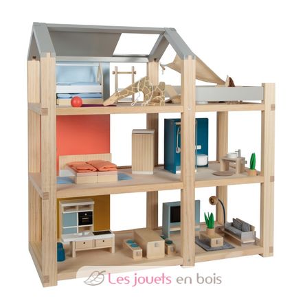 Maison de poupées Nature avec meubles LE12541 Small foot company 1