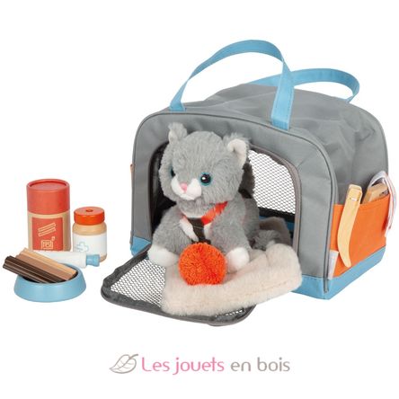 Chat avec sac et kit de soins LE12601 Small foot company 2