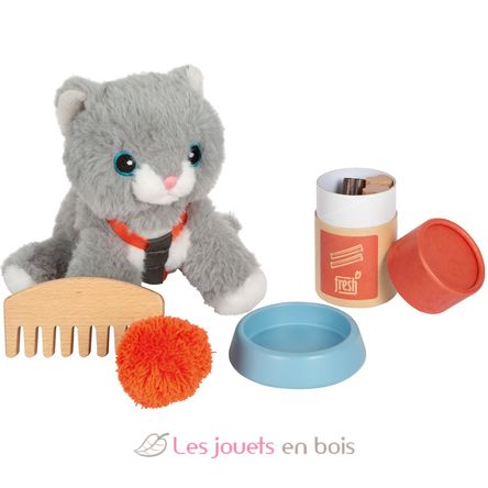 Chat avec sac et kit de soins LE12601 Small foot company 6