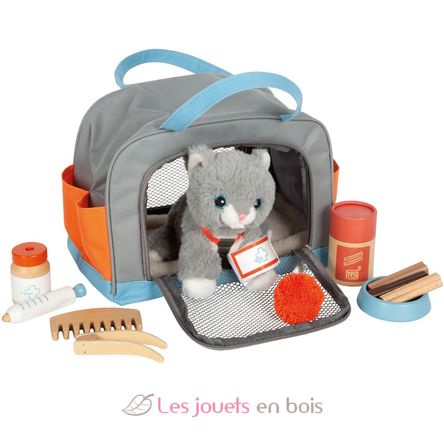 Chat avec sac et kit de soins LE12601 Small foot company 1