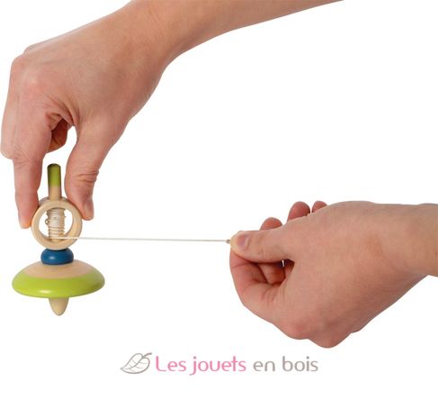 Toupie en bois avec ficelle LE12605 Small foot company 2