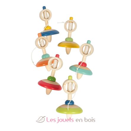 Toupie en bois avec ficelle LE12605 Small foot company 1