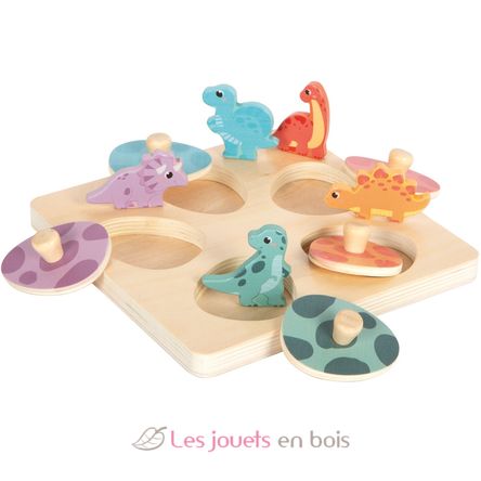 Puzzle en bois Dino LE12649 Small foot company 1