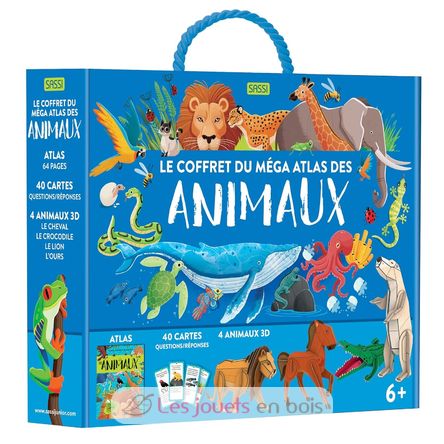 Méga Atlas des Animaux SJ-1421 Sassi Junior 1