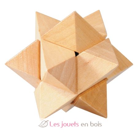 9 Pièces Casse Tete Bois, Jeux Casse Tête, 3D IQ Puzzle Mini Casse