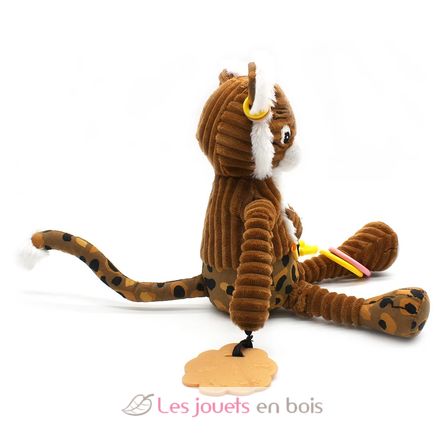 Peluche d'activités nomade Speculos le tigre DE42130 Les Déglingos 2