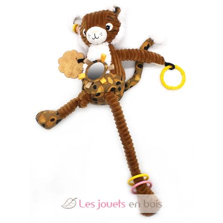 Peluche d'activités nomade Speculos le tigre DE42130 Les Déglingos 3