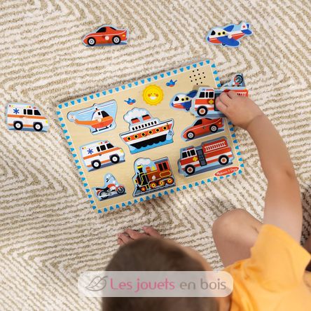 Puzzle sonore véhicules MD50206 Melissa & Doug 5