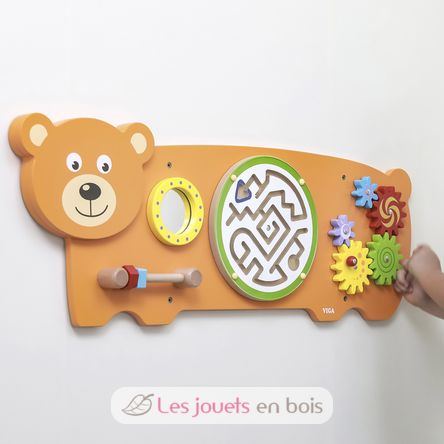 Panneau d'activités mural Ours VG50471 Viga Toys 5