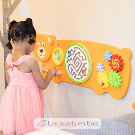 Panneau d'activités mural Ours VG50471 Viga Toys 2