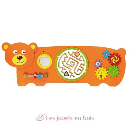 Panneau d'activités mural Ours VG50471 Viga Toys 1