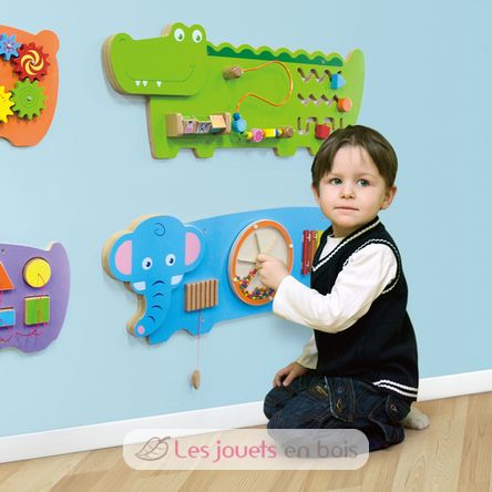 Panneau d'activités mural Éléphant VG50472 Viga Toys 3