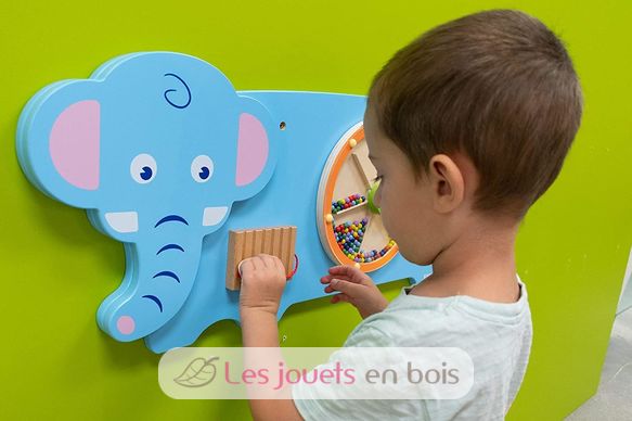 Panneau d'activités mural Éléphant VG50472 Viga Toys 2