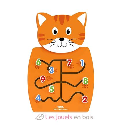 Panneau d'activités mural Chat VG50676 Viga Toys 1